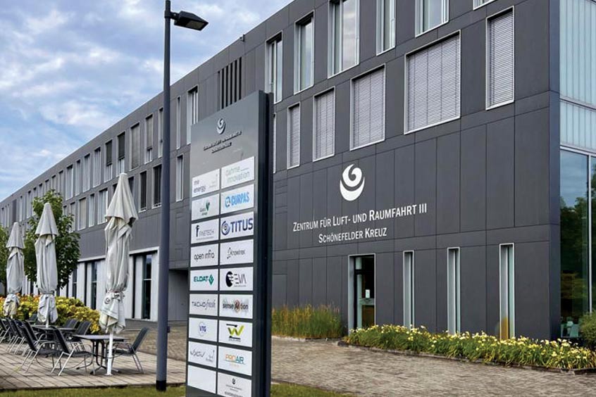 The new premises at Wildau, near Berlin Brandenburg International airport.