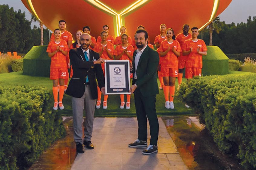 Jetex achieves a Guinness World Records title in celebration of football’s greatest show on Earth.