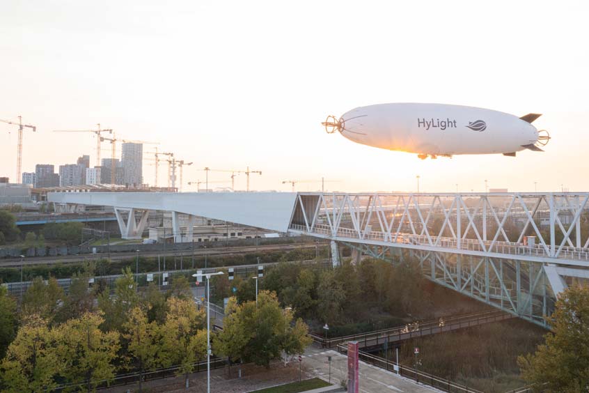 HyLight’s compact airship is powered by H3 Dynamics hydrogen air-mobility power systems