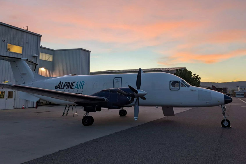 The Beechcraft 1900D is central to Alpine's fleet strategy.