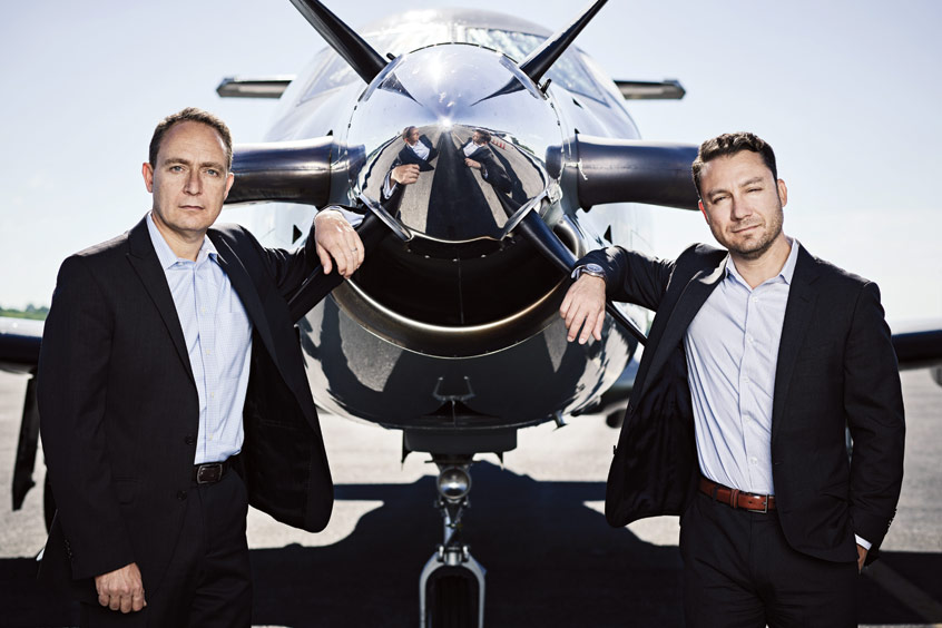 Co-founders president Eric Zipkin and CMO David Zipkin.