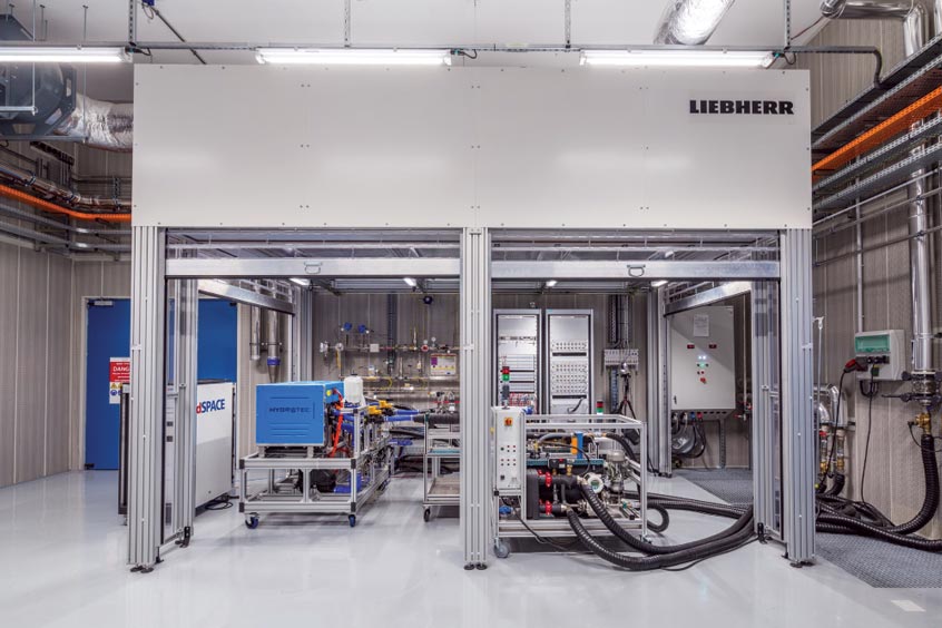 Liebherr installs hydrogen test bench in Toulouse