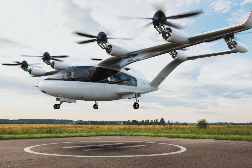 The eight seat LimoConnect can take off and land conventionally and vertically, and should enter service in 2028.