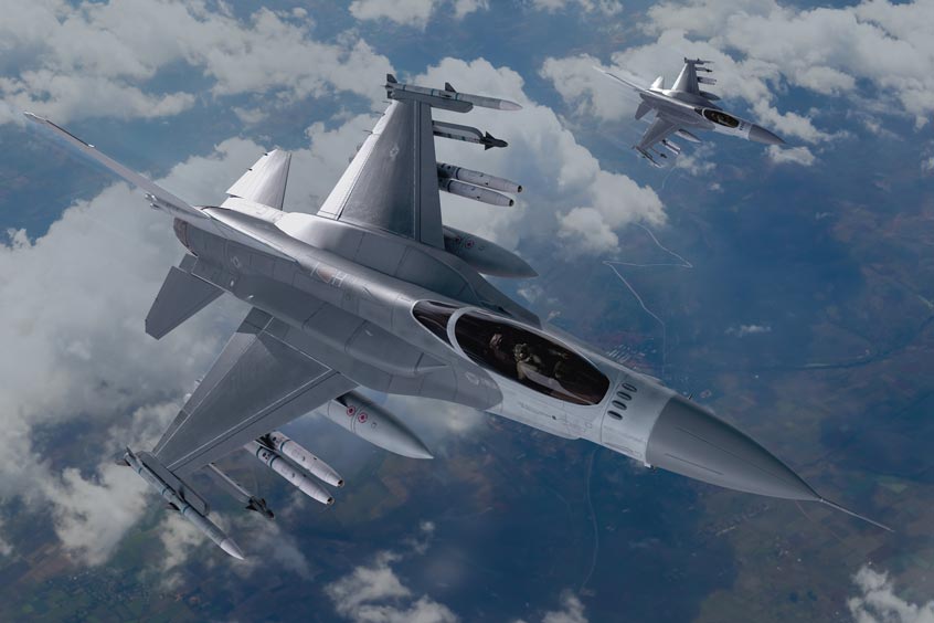 Viper Shield all-digital advanced electronic warfare system provides a virtual electronic shield around the F-16 aircraft, enabling warfighters to complete missions safely in increasingly complex battlespace scenarios.