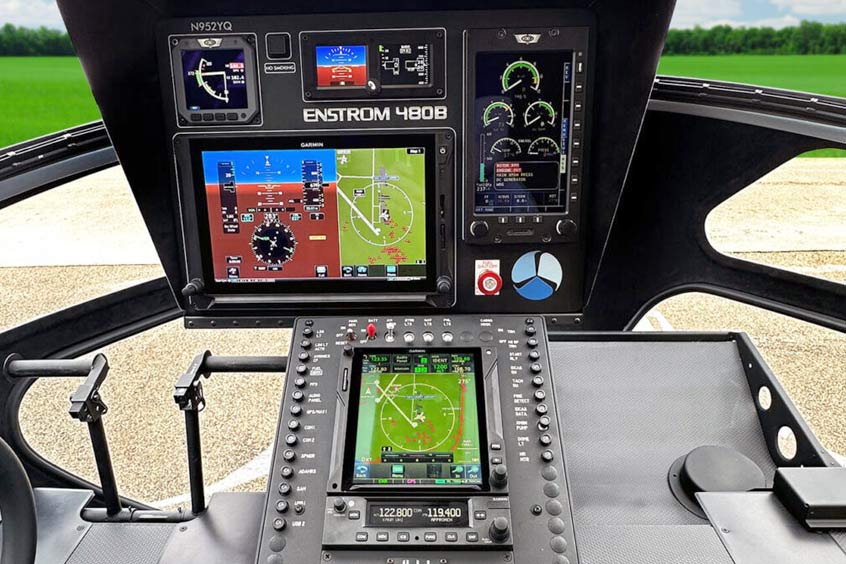 The panels are designed around a Garmin G500H TXi EFIS display.