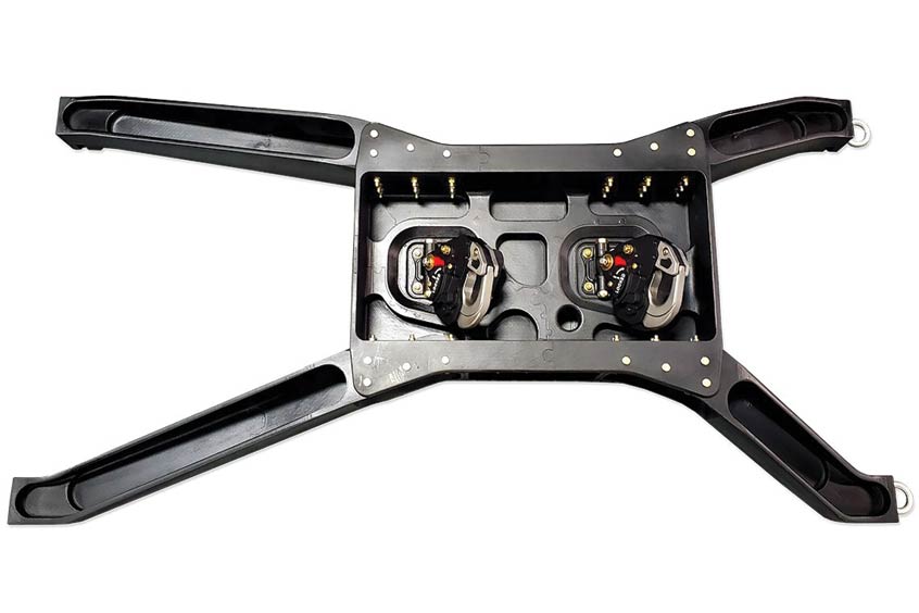 The Bell 429 HEC dual cargo hook kit is comprised of a complete system of fixed provisions, controls and dual Talon LC hydraulic cargo hooks mounted to a lightweight frame.