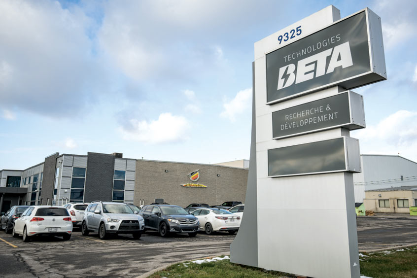 Beta's engineering hub in Montréal.