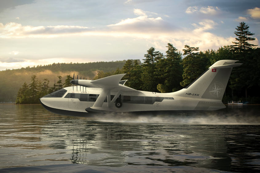 The PHA-ZE 100 has the potential to reduce per-passenger-hour costs by more than 70 per cent compared to current seaplanes.