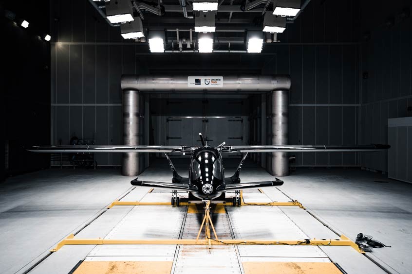 The company was particularly happy with pitch and roll stability and control throughout the entire transition envelope.