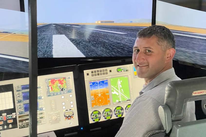 U.S. Marine Corps Captain Ben Cohen, director for the SoCal Tech Bridge, will serve as the U.S. lead for the Zero Carbon Logistics Support Via Hybrid Aircraft project.