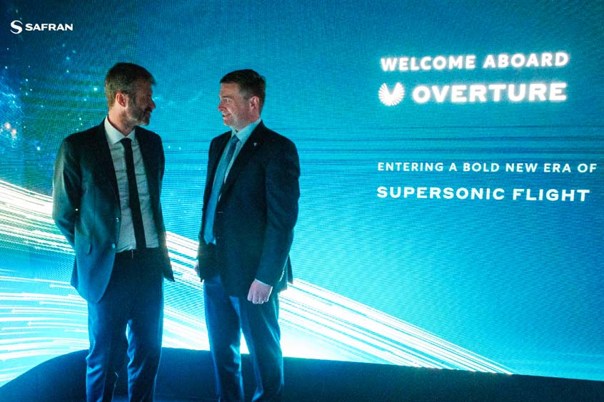 Supersonic aircraft leader selects Safran on key Overture systems including aircraft braking and landing gear
