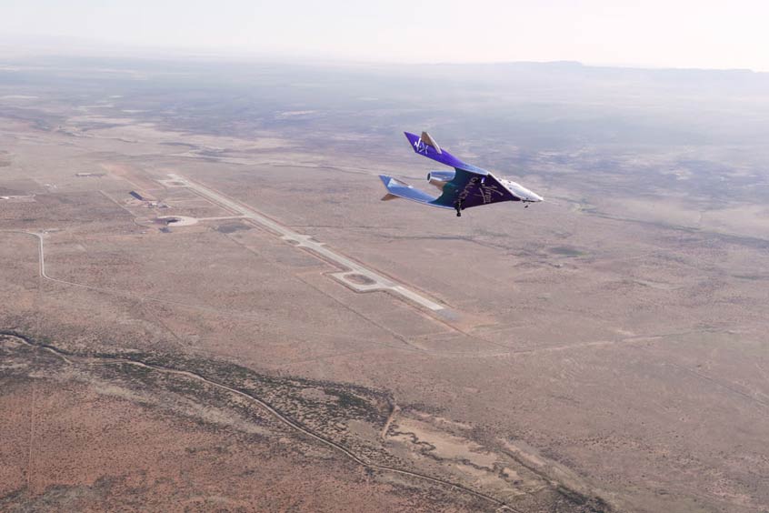 Glide flight puts Unity on track for commercial space ops Airframer