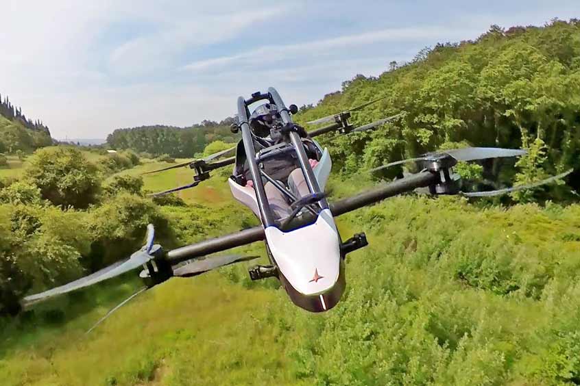 Jetson ONE personal eVTOL.