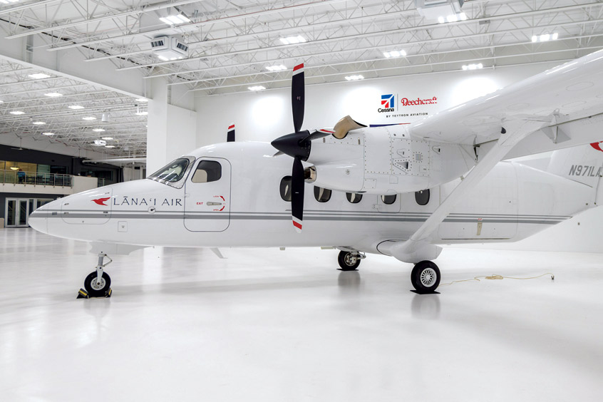 The aircraft will be used for luxury air services connecting Oahu to the island of Lāna'i. 