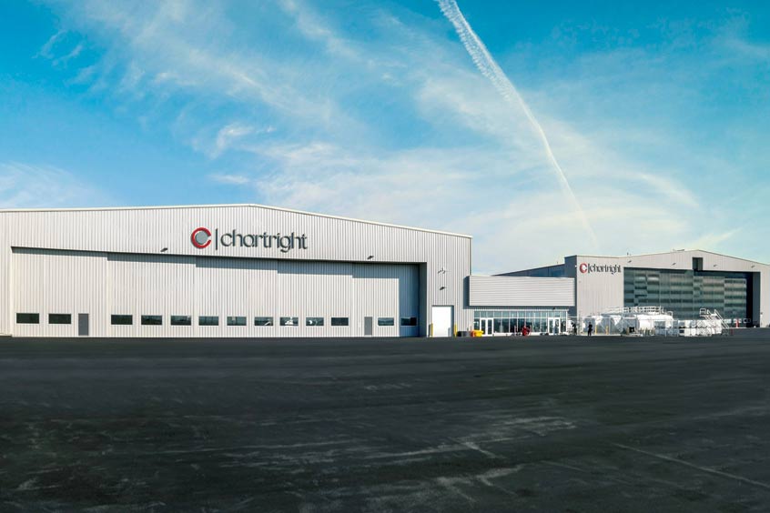 Chartright Air Group FBO at the Region of Waterloo International airport.