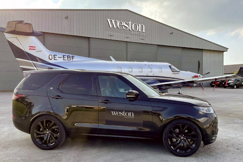 Weston Aviation operates five owned FBO locations at Cornwall airport Newquay, Gloucestershire airport, Humberside airport, Manchester airport and Cork airport in Ireland.