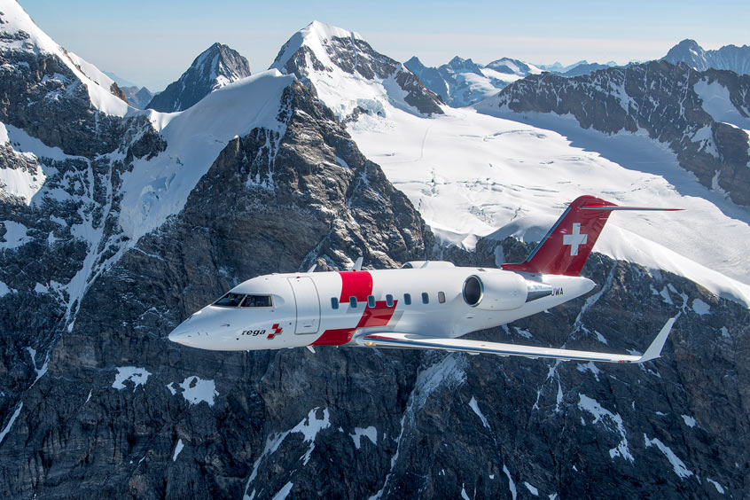 Rega has purchased a Challenger 650 simulator from Axis Flight Training Systems in Austria.