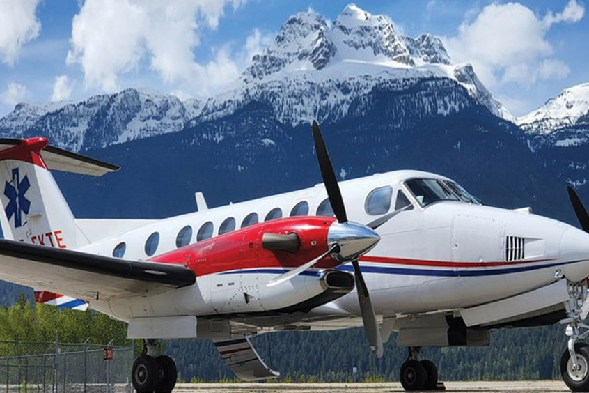One of Carson Air's current fleet of King Air 350s.