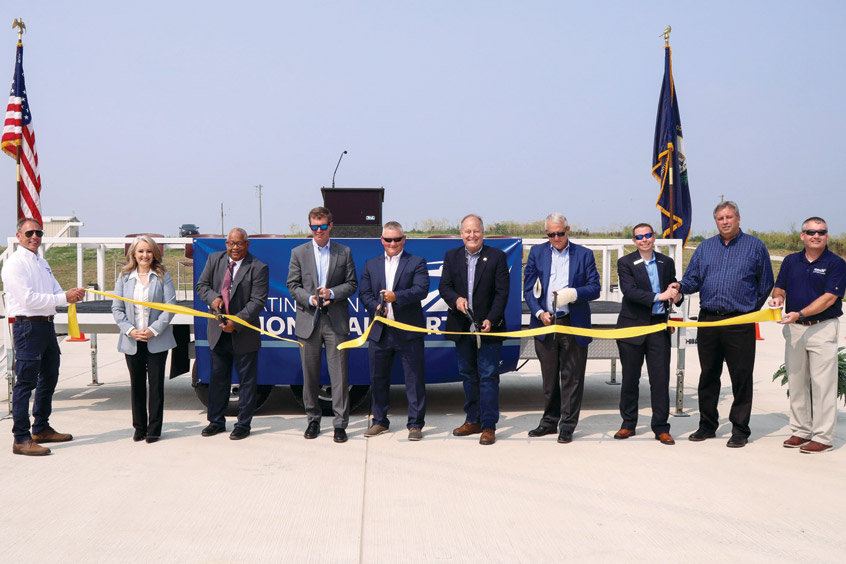 Department of Aviation commissioner Mark Carter credits federal, state and local official collaboration with completing this long-awaited project that has stretched more than 20 years.