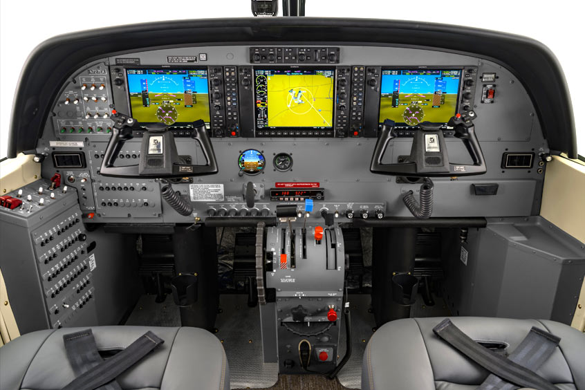 The Garmin G1000 NXi avionics.