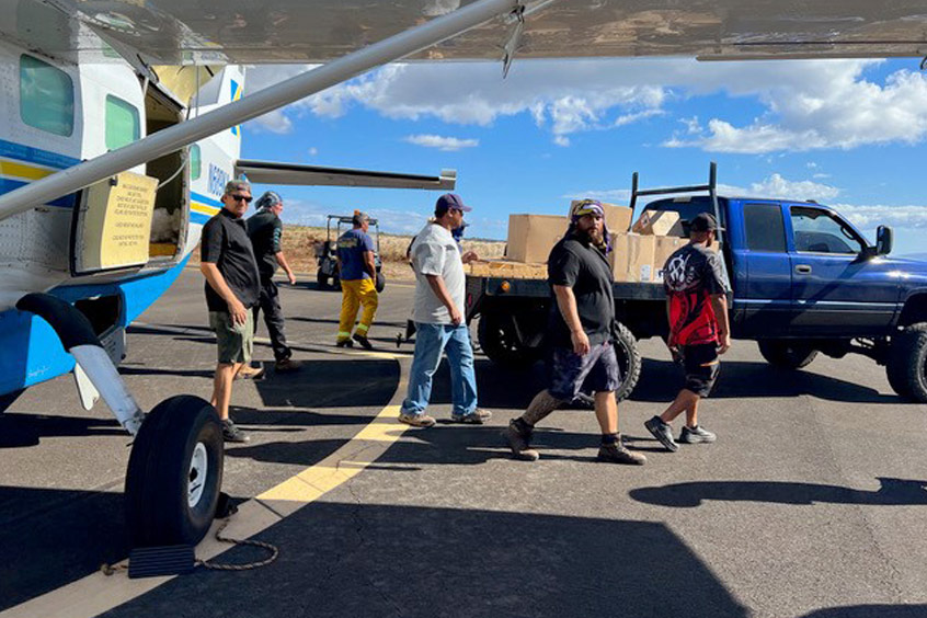Kamaka Air, an operator of the Cessna Caravan and SkyCourier aircraft, facilitated 10 evacuation flights and multiple free cargo flight deliveries.