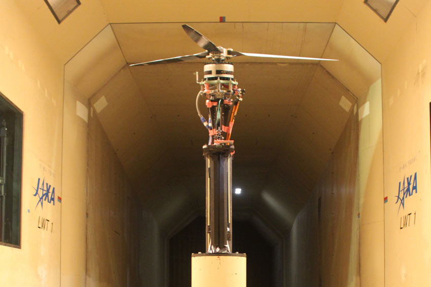JAXA Testing on Noise Detection in a Large Low-speed Wind Tunnel