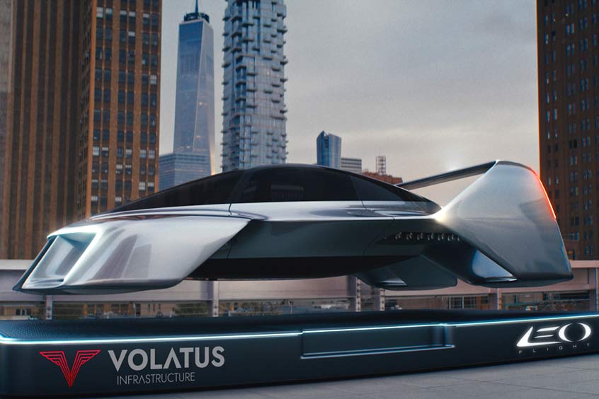The LEO Coupe flying car will benefit from VI&E manufacturing and infrastructure support.