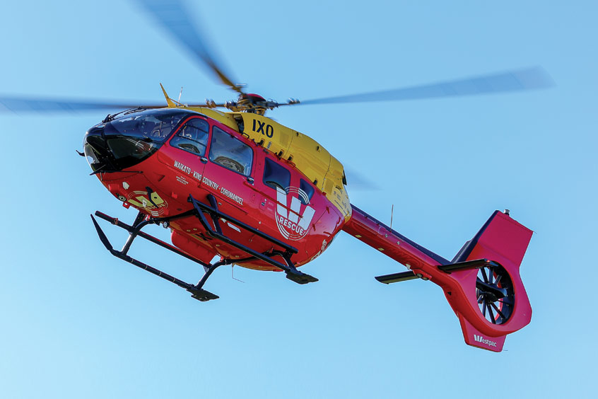 The Waikato Westpac H145 rescue helicopter has advanced autopilot capabilities and avionics that significantly increase its efficiency and performance in critical and emergency situations.