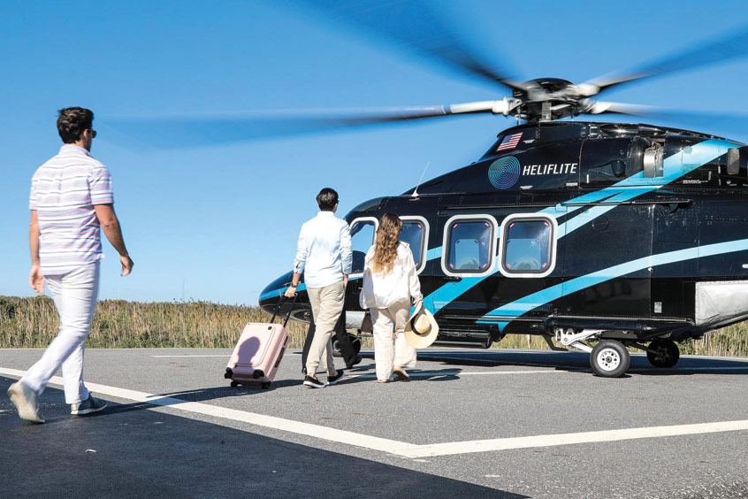 HeliFlite starts up new routes to the Bahamas and Caribbean.
