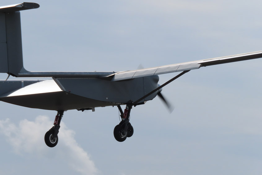 Windracers ULTRA UAV close up in flight