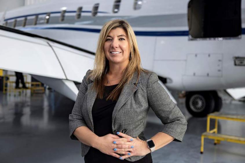 Aircraft sales and acquisitions market research analyst Meghan Knott.