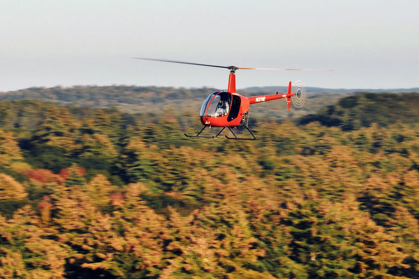 The Rotor R220Y is based on the Robinson R22.