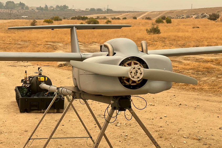 Resolute Eagle UAV with XRDi Multi-Fuel Engine