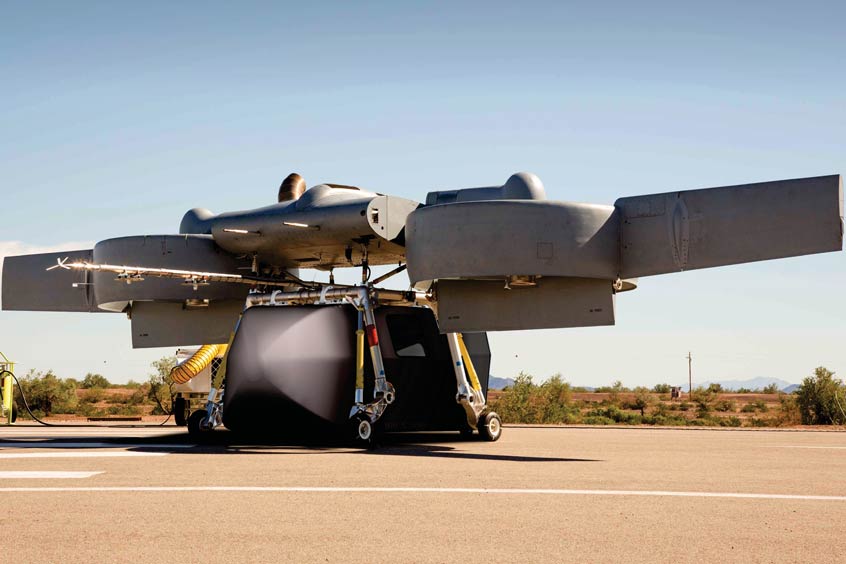 Piasecki Aerial Reconfigurable Embedded System (ARES) tilt-duct vertical takeoff and landing (VTOL) unmanned aerial system (UAS).