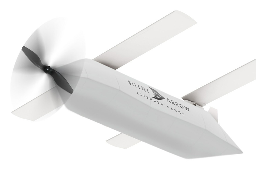 Conceptual image of the AFWERX funded Silent Arrow CLS-300 (Contested Logistics System, 300 Nautical Miles).