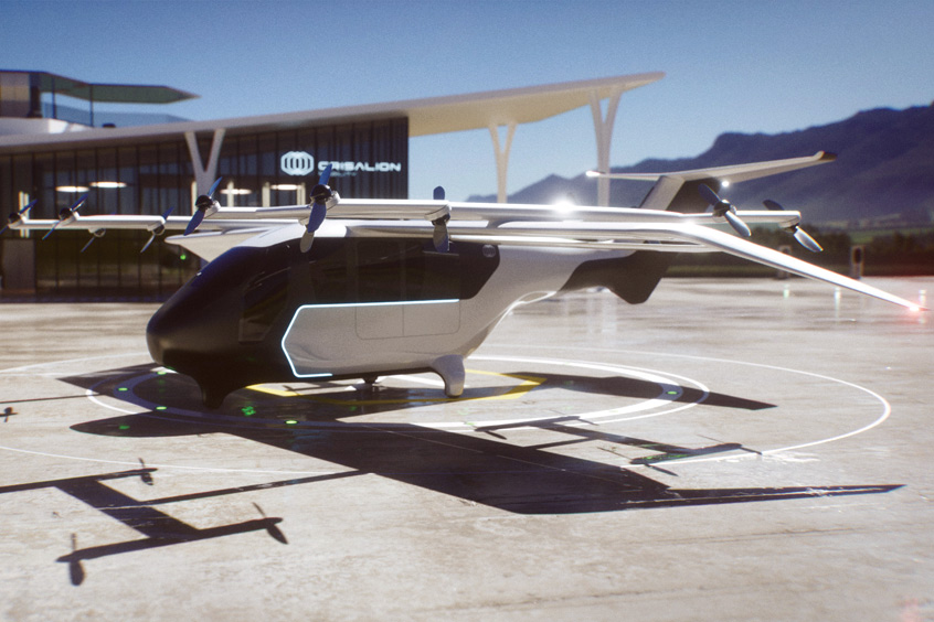 The Crisalion Integrity eVTOL aircraft.