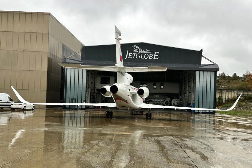The Falcon 900 LX joined JetGlobe’s fleet in September.