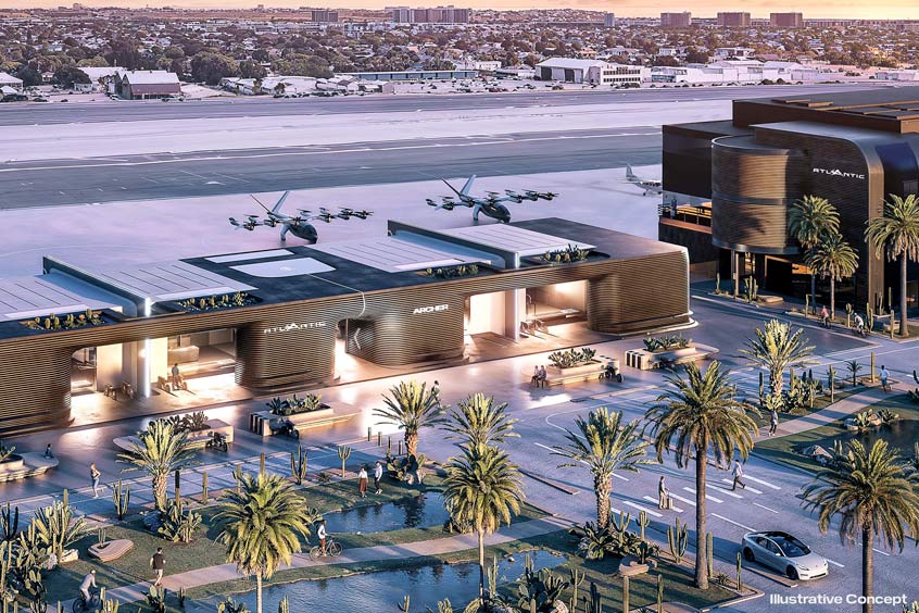 Atlantic's Los Angeles Metropolitan Area FBO is one of those intended to serve future eVTOL operations.
