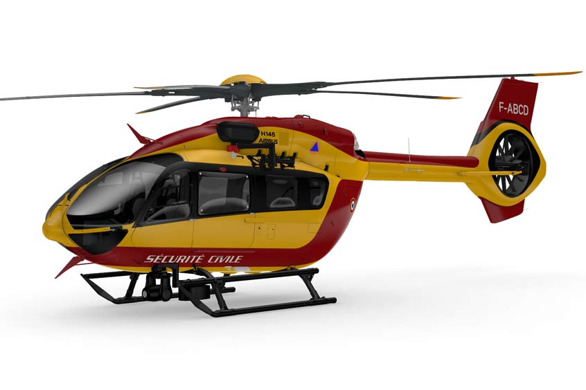 The 36 rescue and emergency H145s will progressively replace the 33 EC145s currently in operation throughout France, while the six Gendarmerie H145s will be equipped with an electro-optical system and a mission computer.
