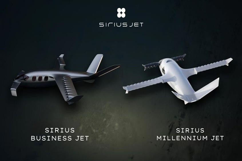 The Sirius Jet is a high-performance, zero-emission aircraft, propelled by a hydrogen-electric propulsion system.