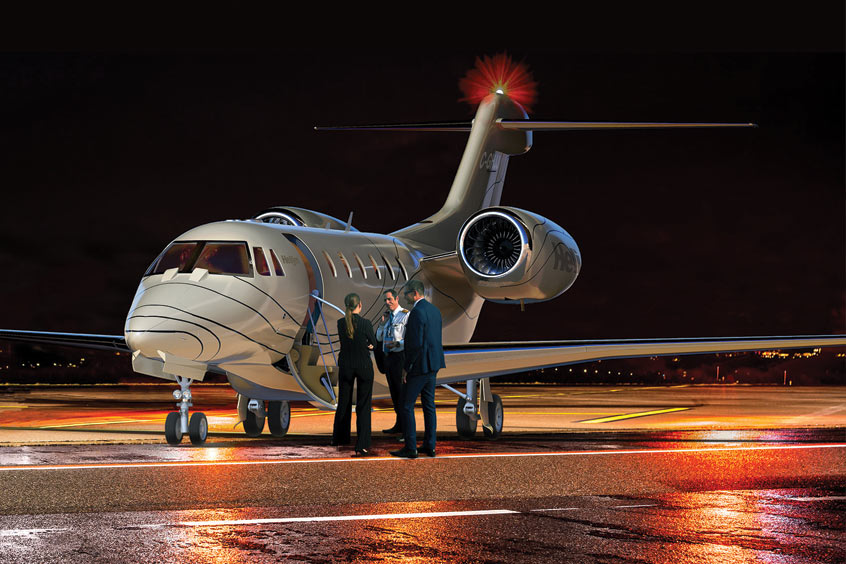 The Citation X will fly non-stop from Vancouver to destinations across North America and the Caribbean.