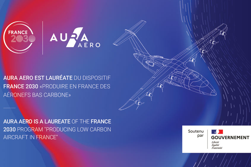 As a winner of the France 2030 programme to produce low-carbon aircraft, Aura Aero gets just over $14.2m to cover part of the development costs for its ERA programme.
