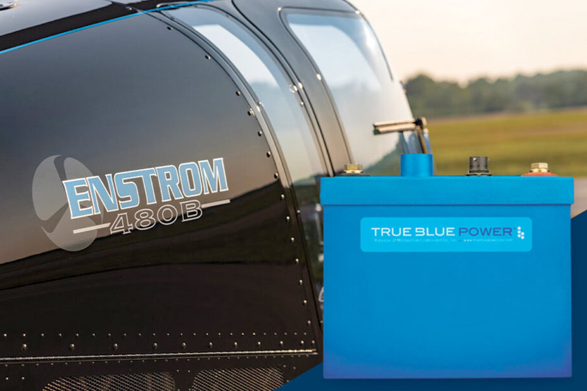 The True Blue Power TB17 has an eight year average battery life and a two year maintenance cycle, giving customers less time in the shop and more time in the air.