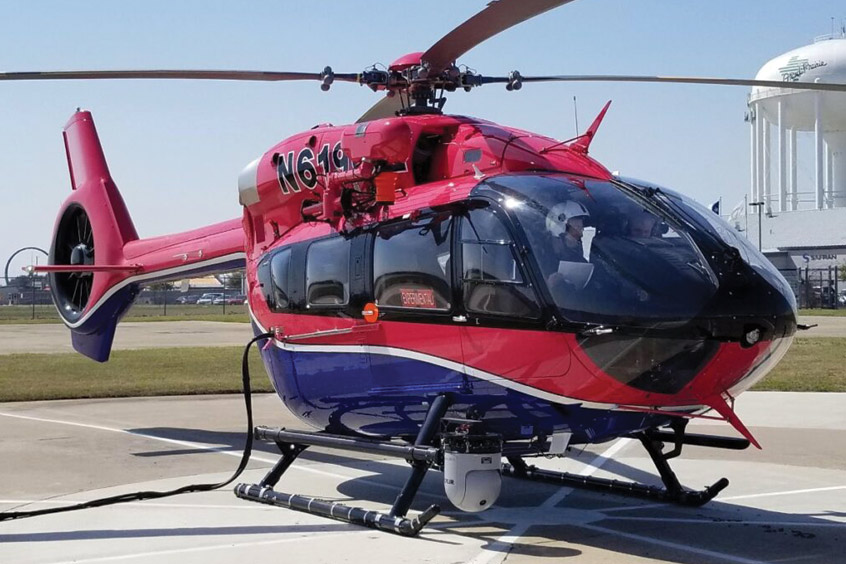 The H145/BK117 utility step mount provides operators with a robust design, dual payload capability and exceptional camera stability.