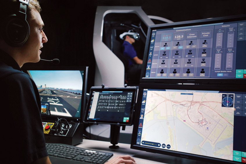 The Veris VR simulator is designed to meet both FAA flight training device level 7 and EASA flight training device level 3  standards. Certification activities with both FAA and EASA are in process.