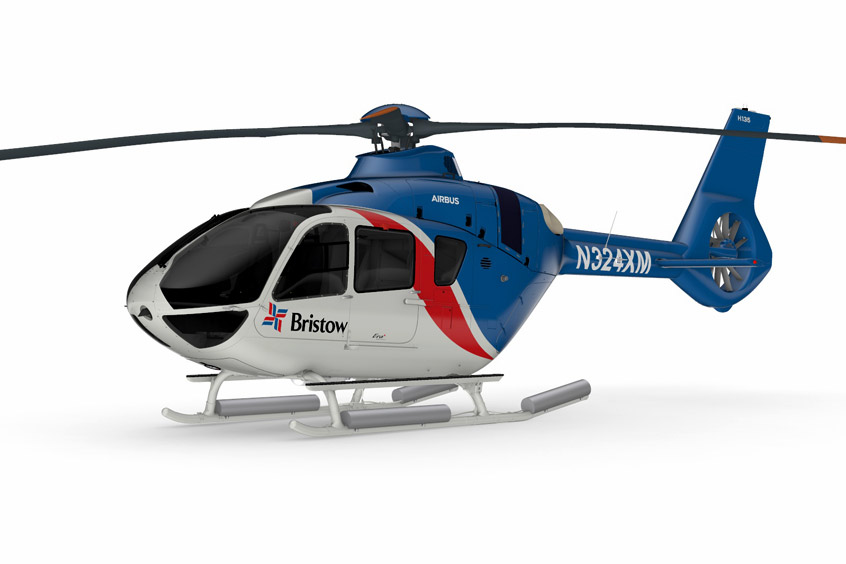 Bristow will take delivery of the first H135 in October 2024.