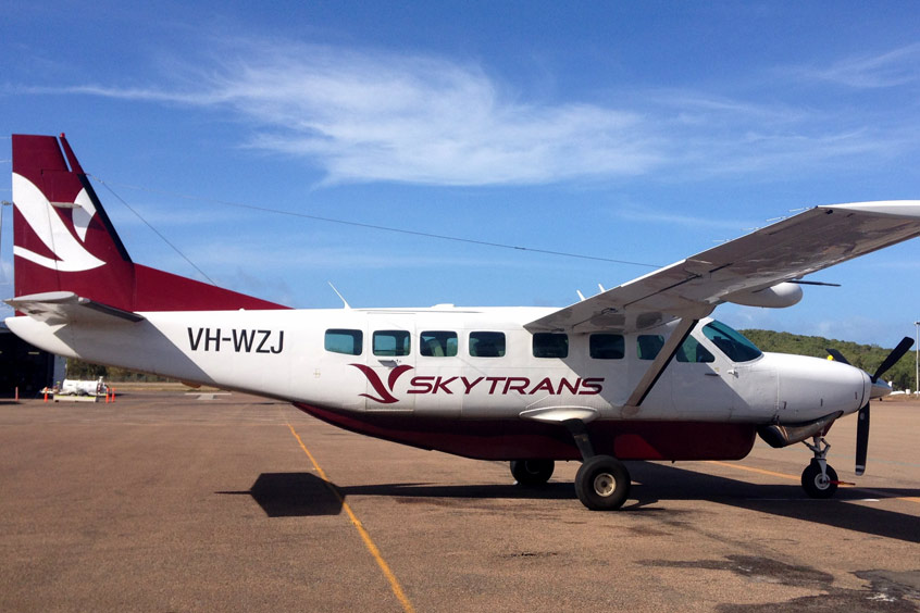 A Skytrans Grand Caravan.