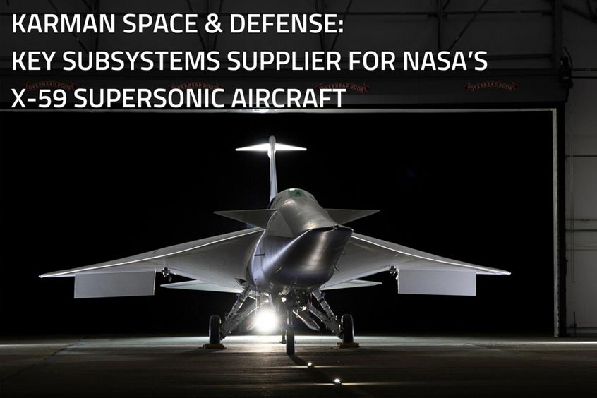 On the X-59 project, Karman's significant contributions included control surfaces, T-tails and bulkheads.