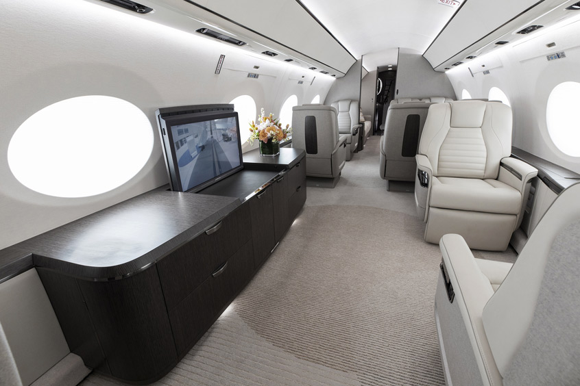 The G700 cabin STCs officially approve the interior outfitting of the G700 and its cabin air purification system.