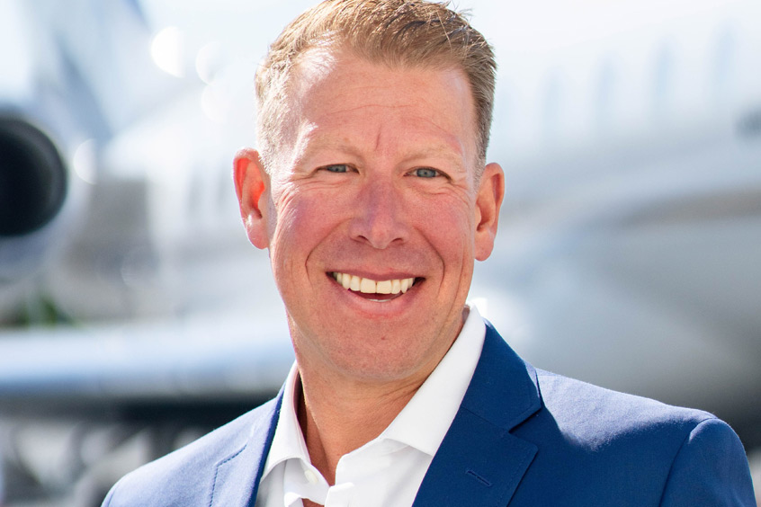 David Richter, executive vice president of managed aircraft sales.